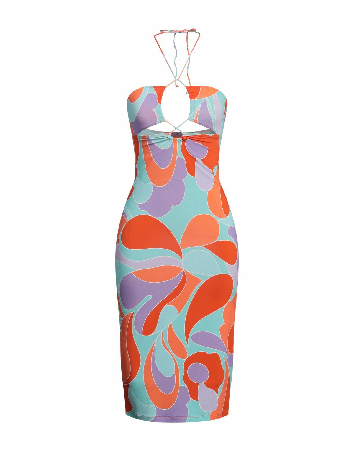 Mc2 Saint Barth Womens Midi dress Turquoise