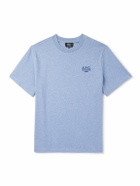 A.P.C. - Logo-Embroidered Cotton-Jersey T-Shirt - Blue