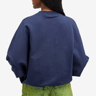 Marni Women's Logo Crew Sweat in Blue Kyanite