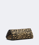 Amanu Tanzania leopard-print calf hair clutch