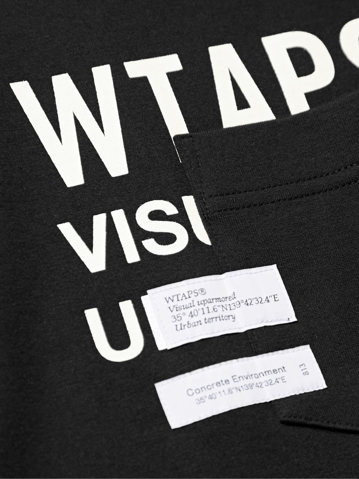 WTAPS - Insect 02 Appliquéd Logo-Print Cotton-Blend Jersey