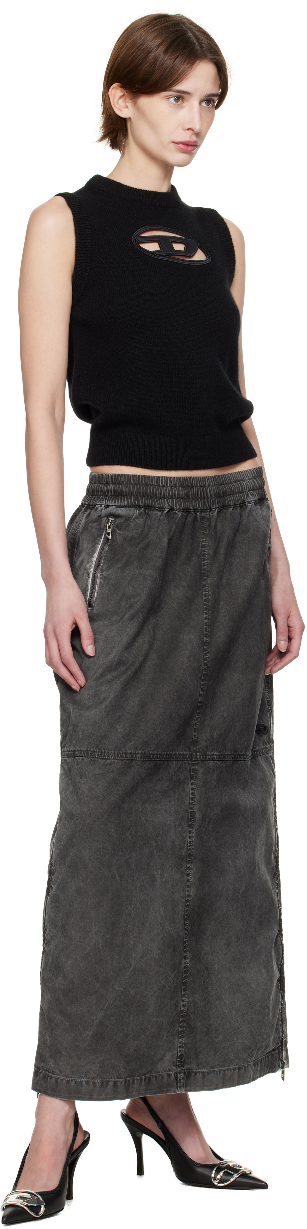 Diesel Black M-Argarin-Sl Vest