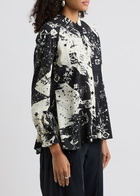High Fortunate Printed Panelled Nylon Shirt Admiral