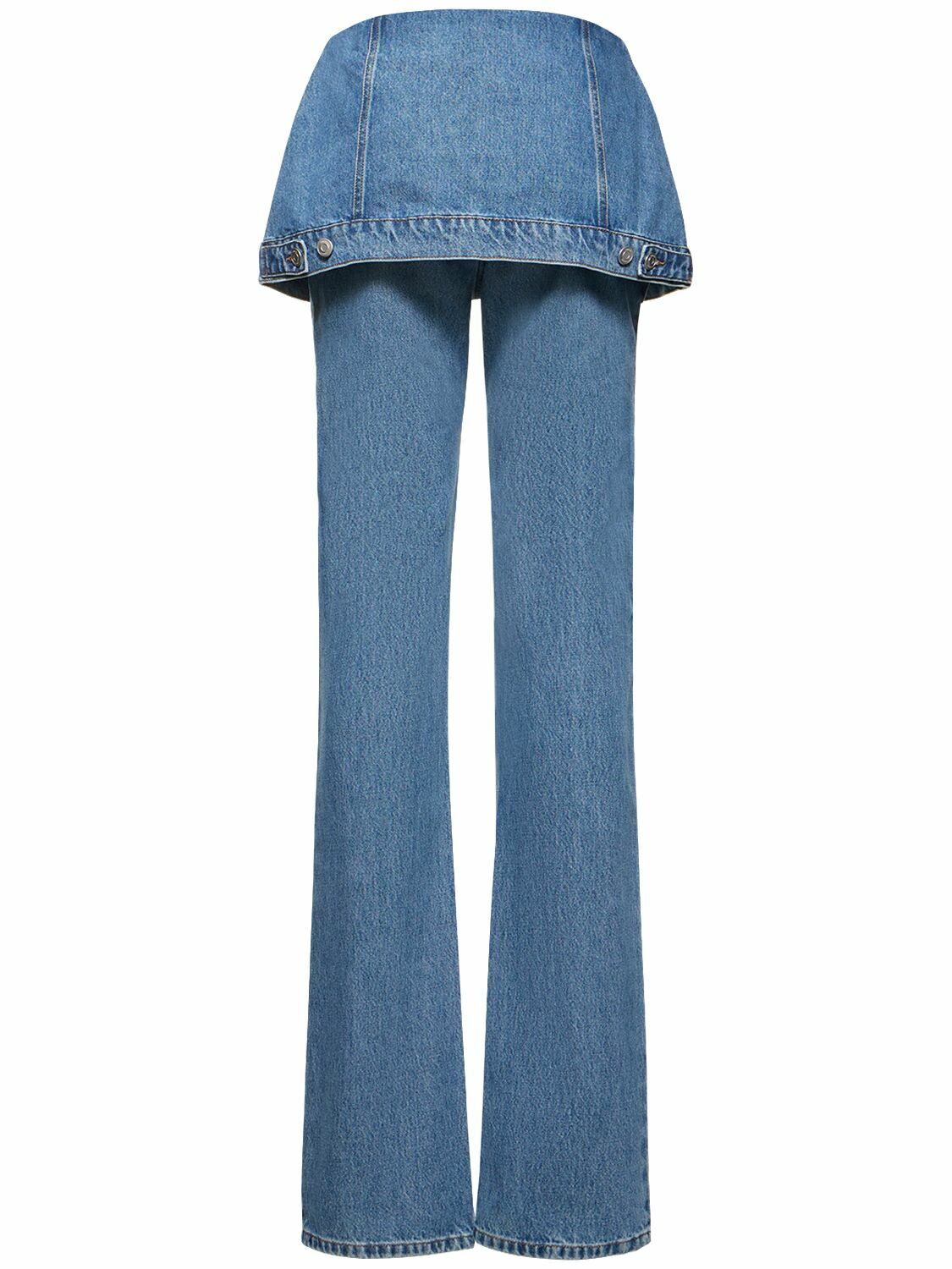 デニム・ジーパン COPERNI 'Jersey Hybrid' jeans Blue COPP101F2011 Buy Coperni Jersey Hybrid Denim Trousers 'Blue