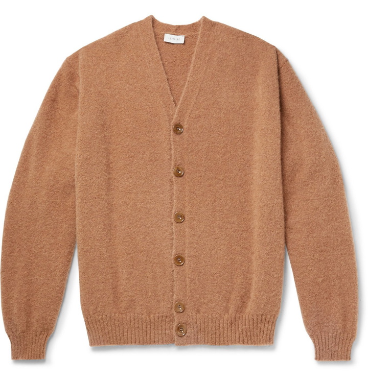 Photo: Lemaire - Oversized Knitted Cardigan - Brown