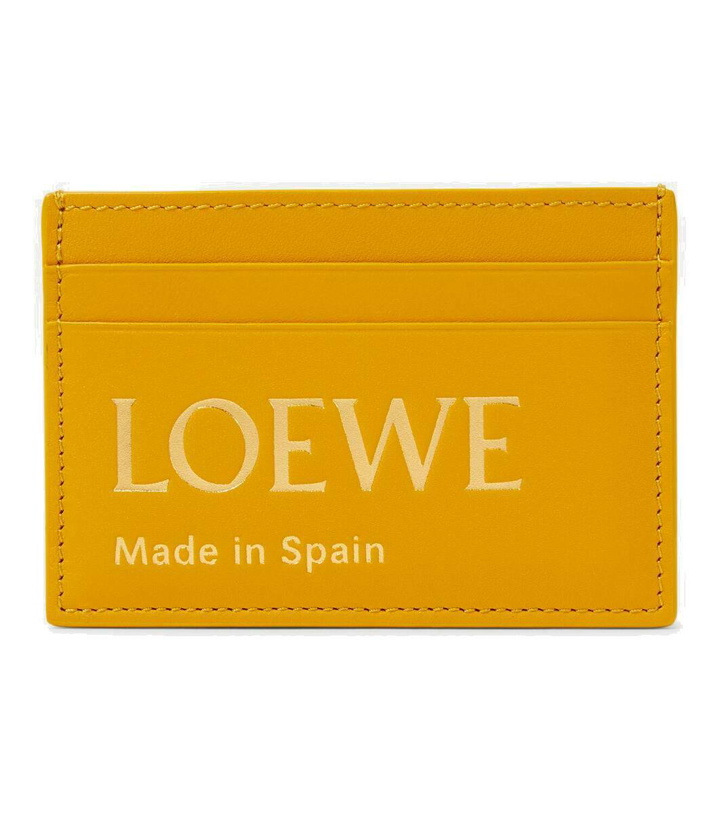 Photo: Loewe Logo-embossed leather card holder