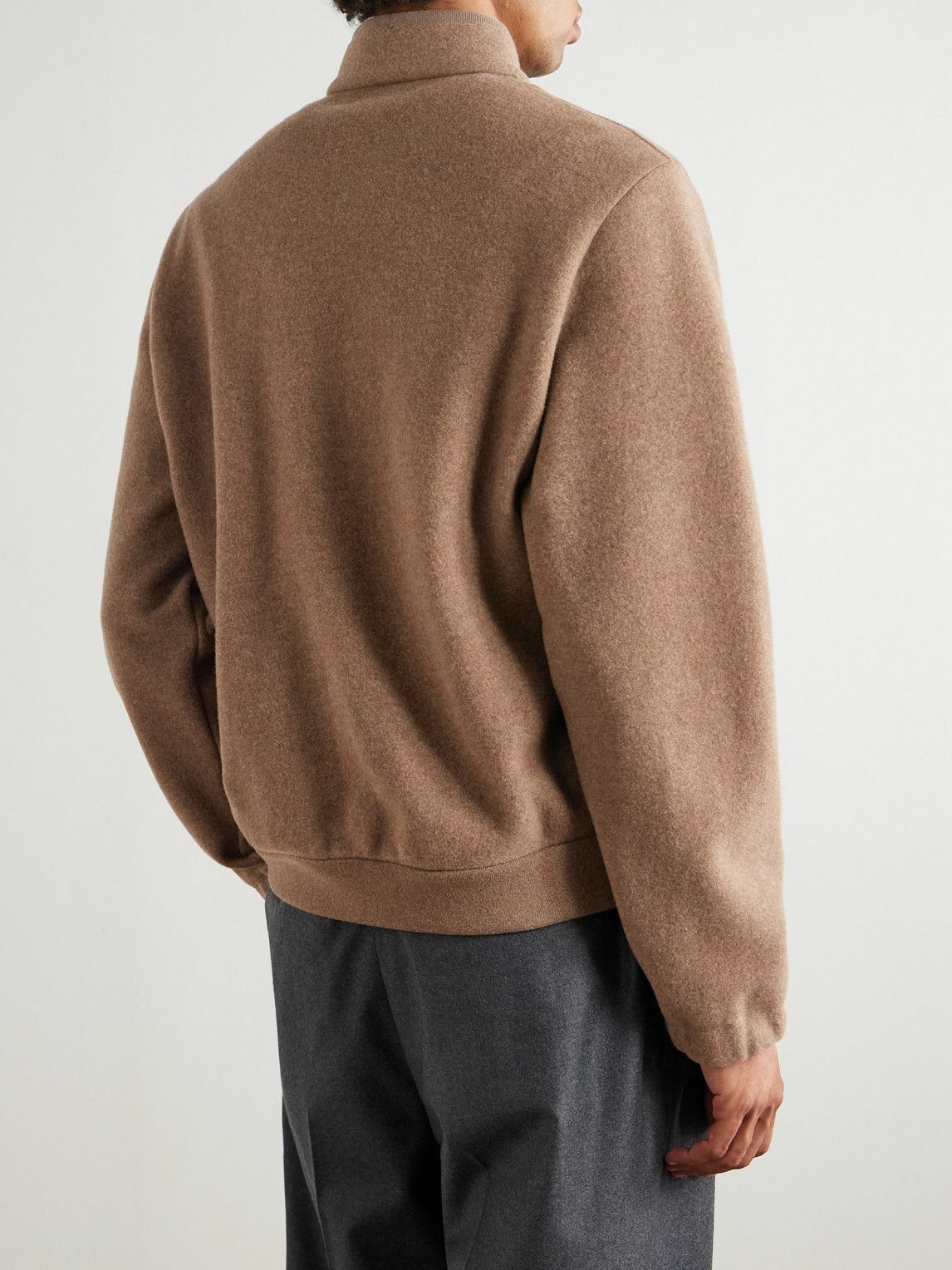 Loro Piana - North Woods Virgin Wool-Blend Half-Zip Sweater