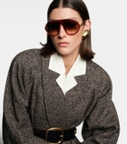 Chloé Aly aviator sunglasses