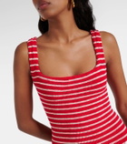 Hunza G Striped minidress