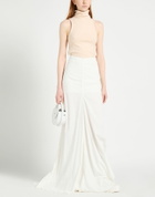 Ann Demeulemeester Womens Maxi skirt Ivory