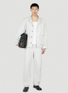 Lemaire - Belted Jeans in White