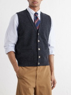 Drake's - Wool Vest - Gray