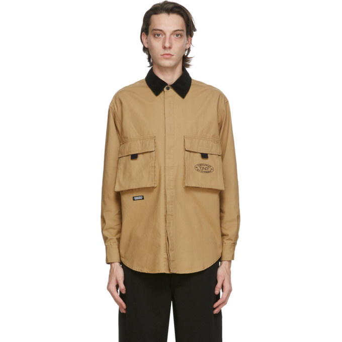 Photo: thisisneverthat Beige Oxford Cargo Shirt