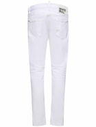 DSQUARED2 - Cool Guy White Bull Cotton Denim Jeans