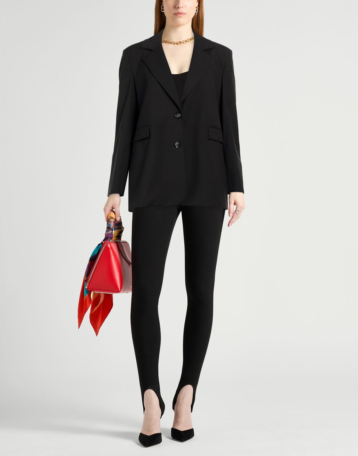 Manila Grace Womens Blazer in Black