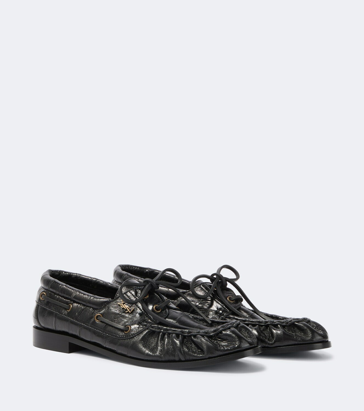 Saint Laurent Le Loafer leather boat shoes