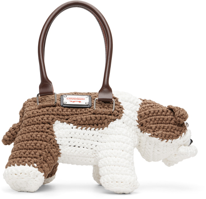 Photo: Charles Jeffrey LOVERBOY White & Brown Bulldog Bag