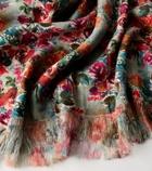 The House of Lyria Tormento floral linen tablecloth