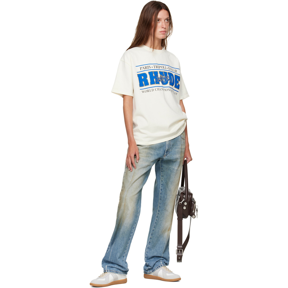 Rhude Off-White 'Rhude Chrono' T-shirt