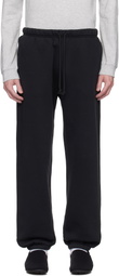 SKIMS Black Fleece Lounge Relaxed Sweatpants