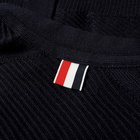 Thom Browne Diagonal Stitch Four Bar Stripe Merino Cardigan