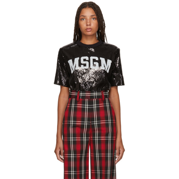 Msgm Girls T Shirt Black