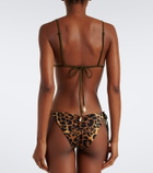 Johanna Ortiz Leopard-print bikini top