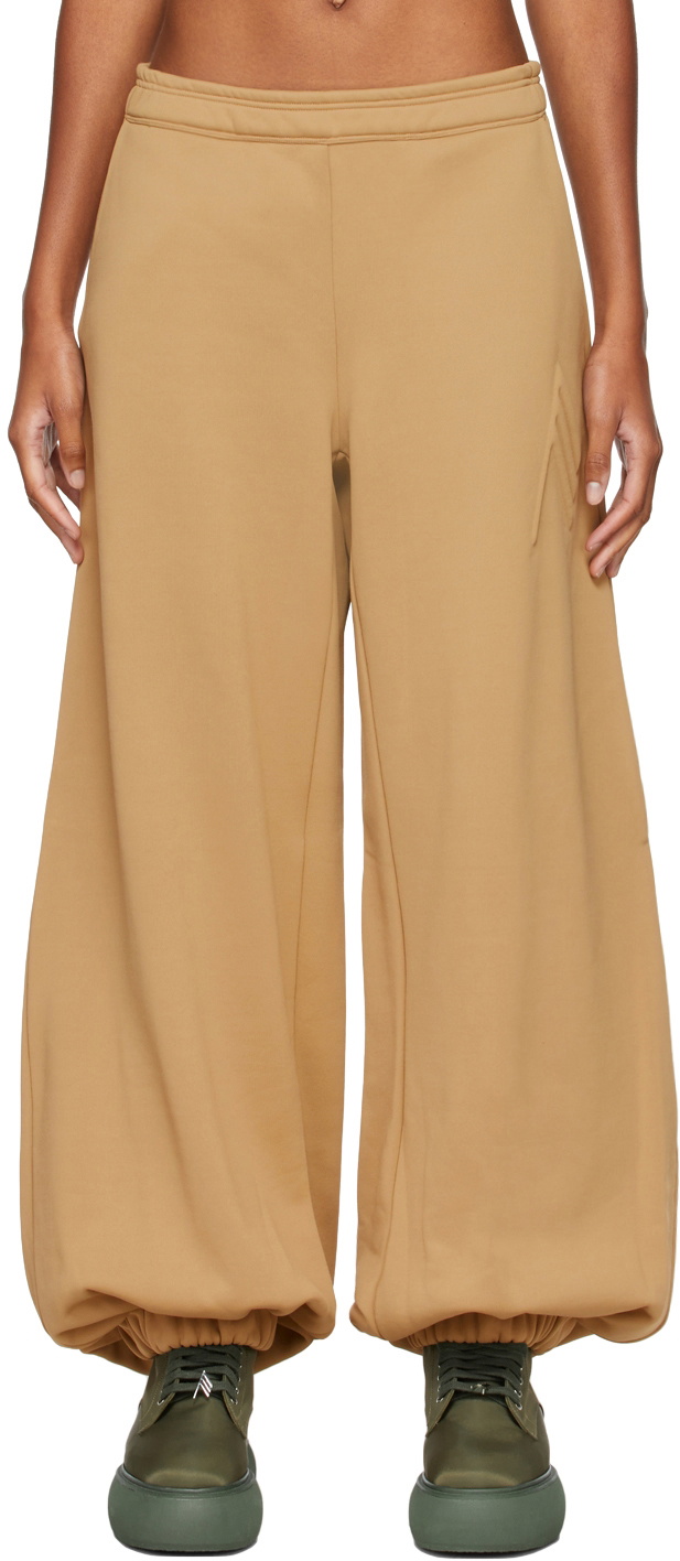 The Attico Tan Classic Carter Lounge Pants The Attico