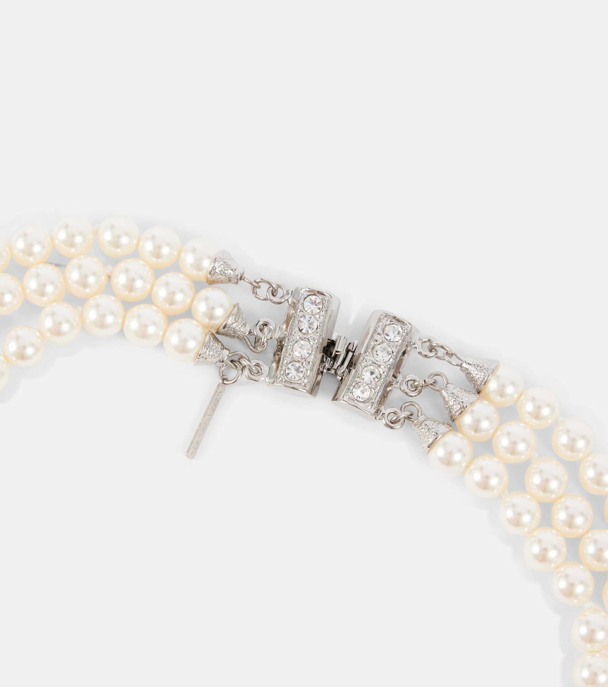 Alessandra Rich Layered pearl necklace