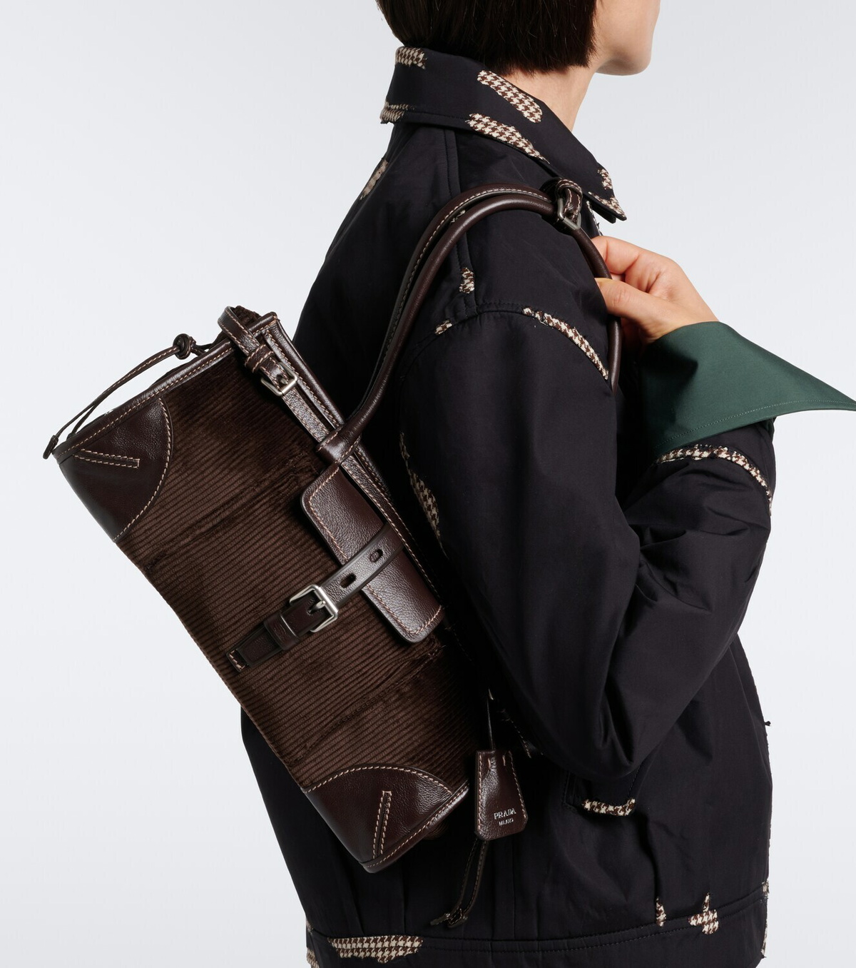 Prada Prada Bonnie Medium corduroy shoulder bag