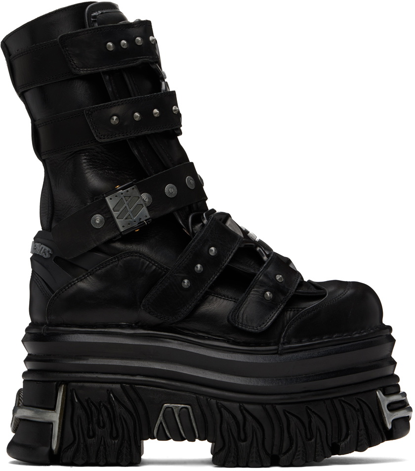 VETEMENTS Black New Rock Edition Gamer Boots