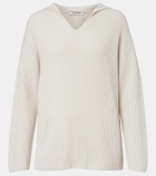 'S Max Mara Falcone ribbed-knit wool hoodie