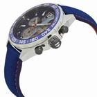 Tag Heuer Formula 1 Gulf Special Edition Chronograph Blue/Aqua/Orange Dial Mens Watch CAZ101N.FC8243