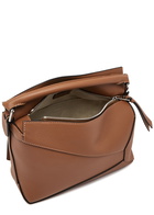 Loewe Puzzle Edge Small Leather top Handle bag - Tan - One Size
