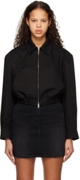 Juun.J Black Cropped Jacket