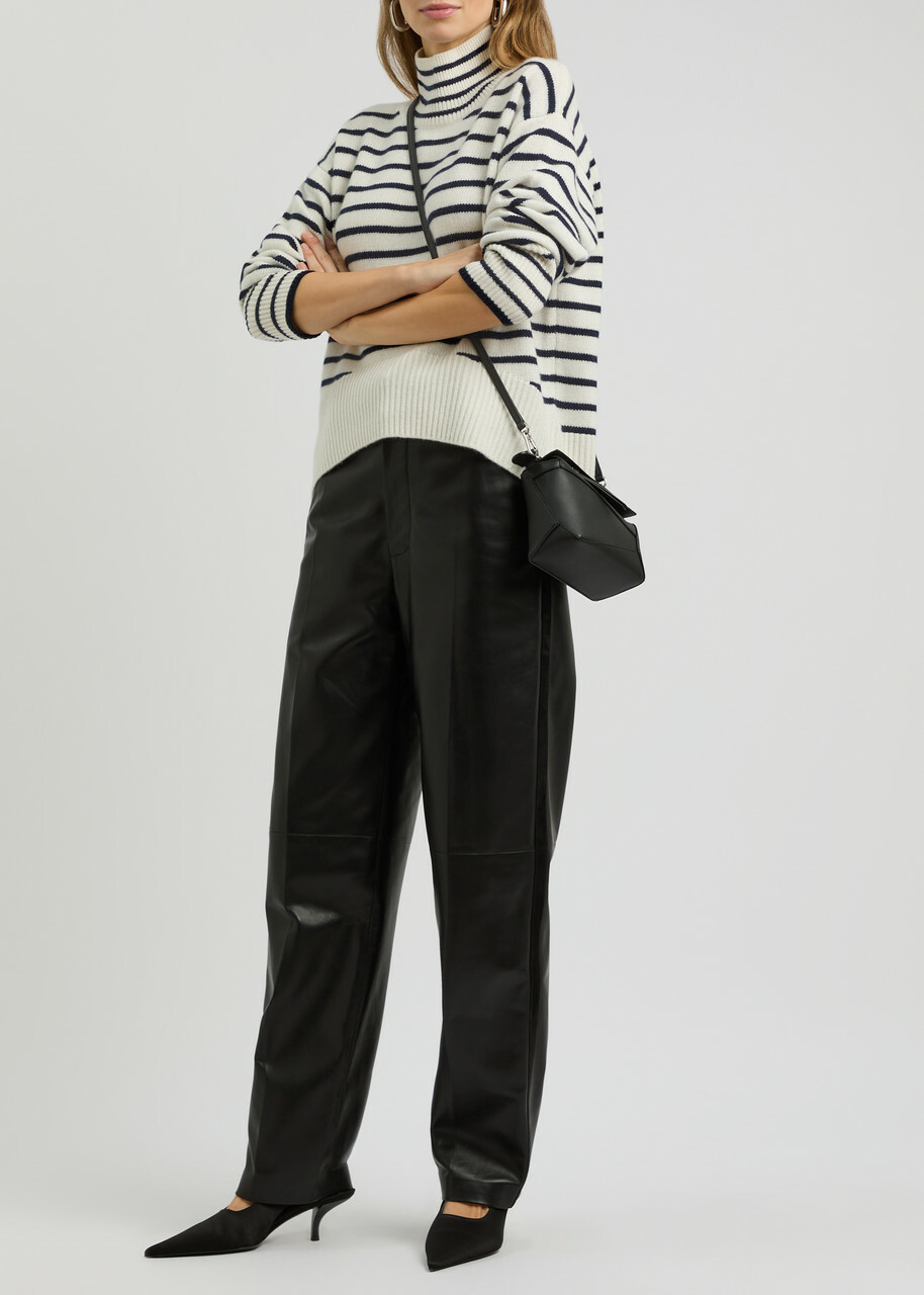 Aexae Striped-intarsia Cashmere Jumper Stripe