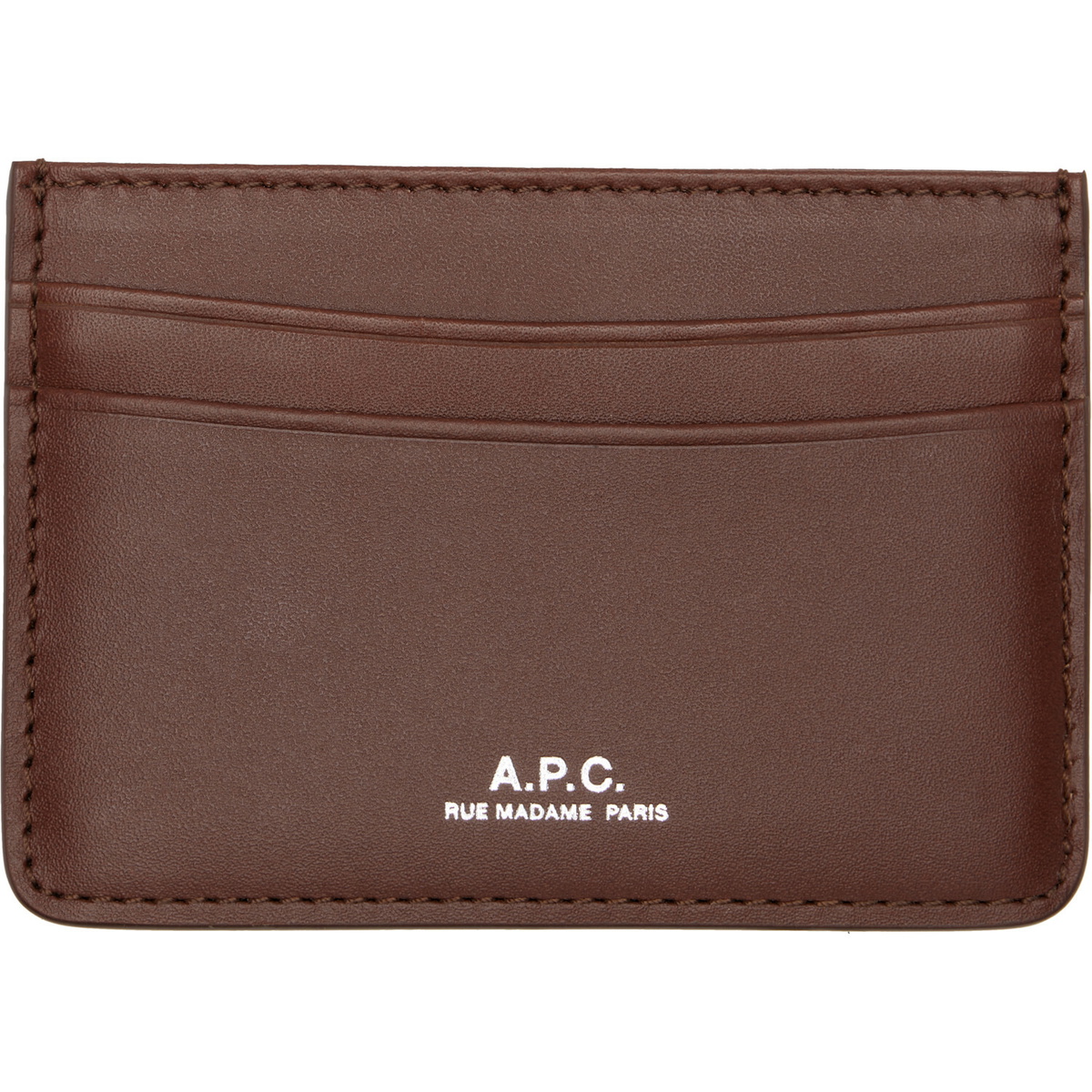 A.P.C. Brown André Card Holder