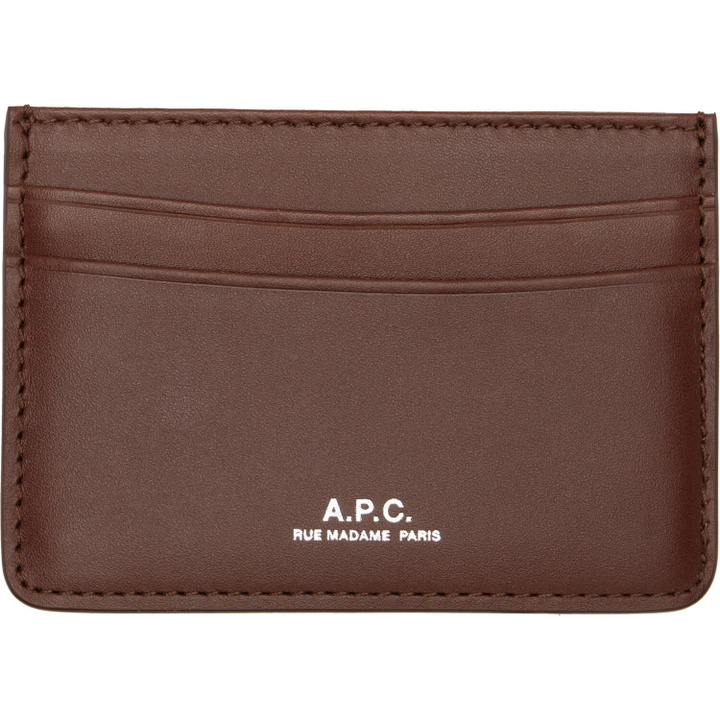 Photo: A.P.C. Brown André Card Holder