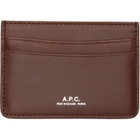 A.P.C. Brown André Card Holder
