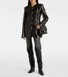 Khaite Naran leather jacket