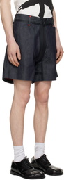 Walter Van Beirendonck Navy G-Star Edition Basic Denim Shorts