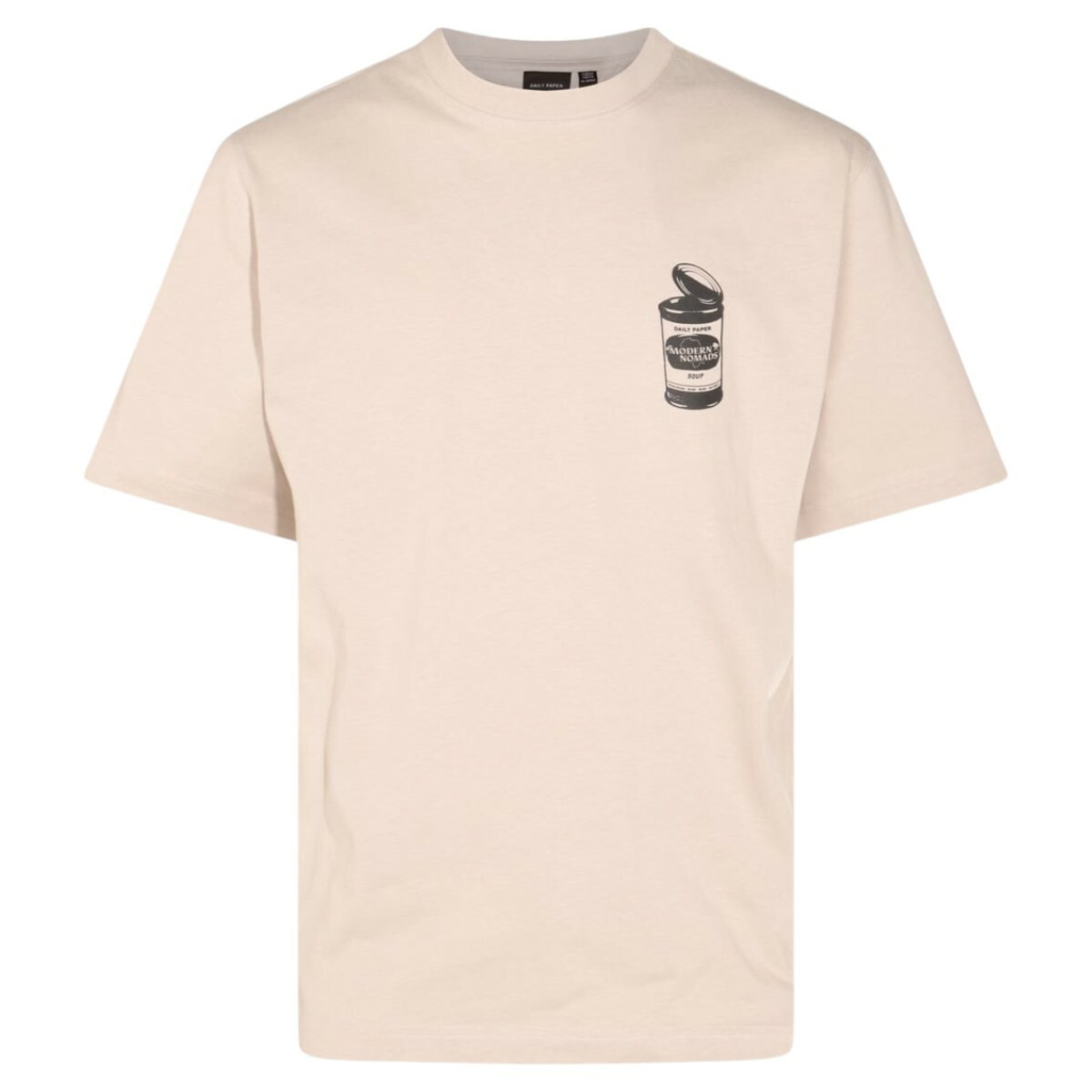 Tシャツ・カットソー DAILY PAPER BEIGE COTTON T-SHIRT Daily Paper Men's Perzo Festival Of Roses T-Shirt in Purple
