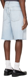 AGOLDE Blue Anson Denim Shorts