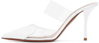 ALAÏA White Le Coeur Mules