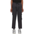 Juun.J Navy Tapered Cargo Pants