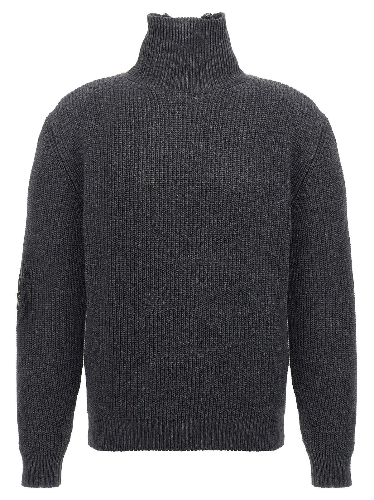 Y/Project zip Insert High Neck Sweater