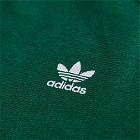 Adidas Men's 3 Stripe Crew Sweat in Dark Green