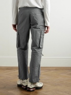 SAIF UD DEEN - Straight-Leg Nylon Trousers - Gray