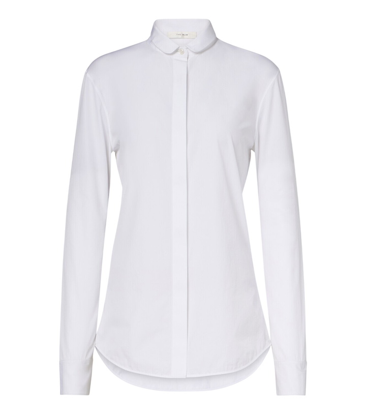 Photo: The Row Lapina cotton poplin shirt