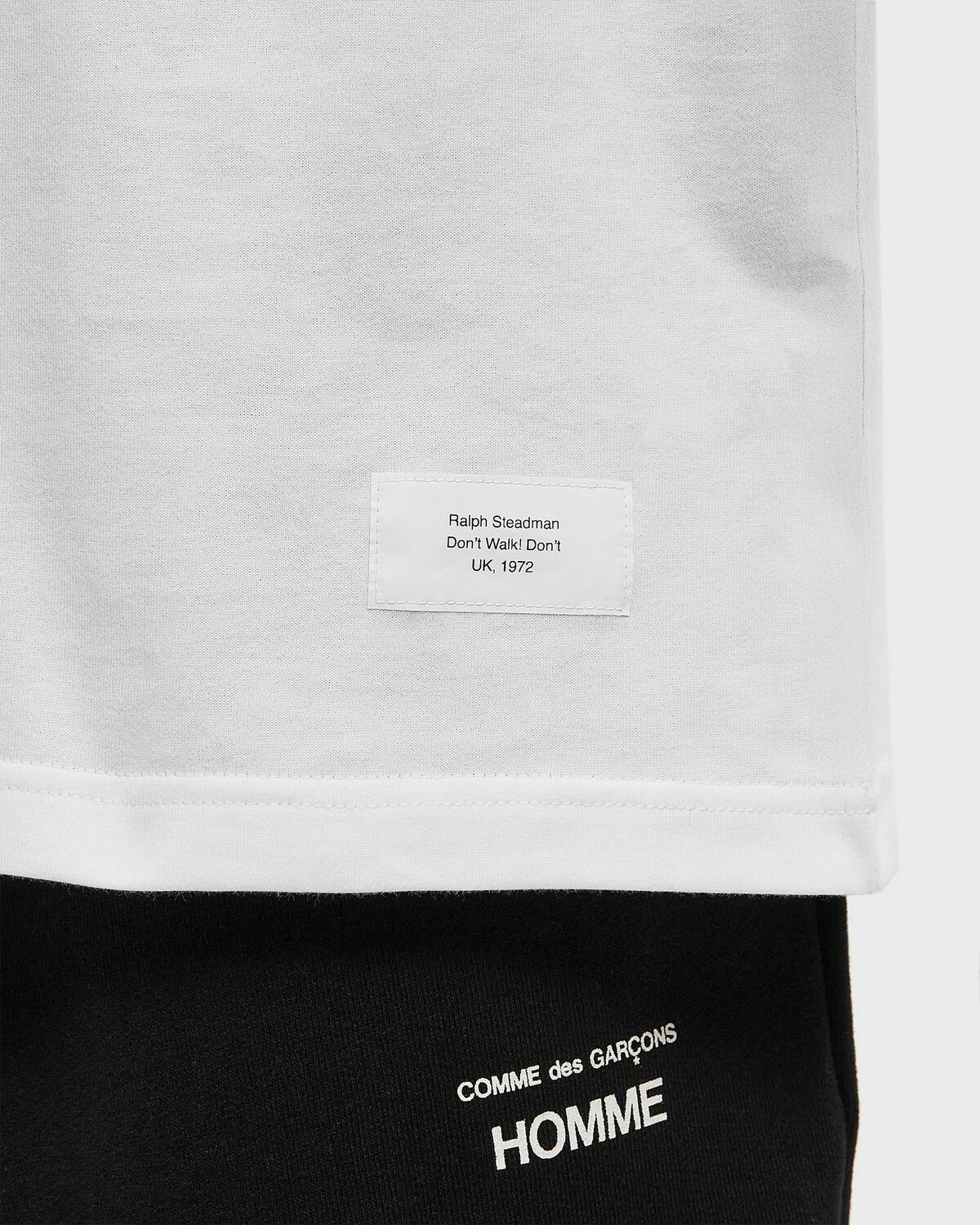 Comme des Garçons Homme TEE White Mens Shortsleefe